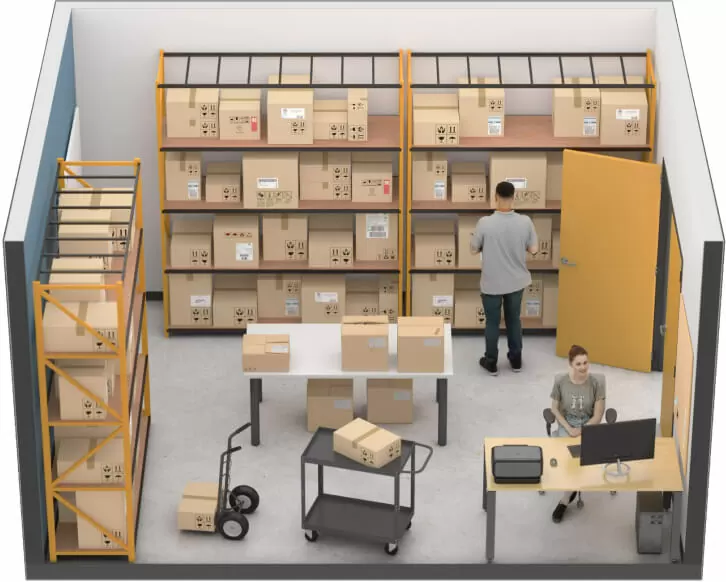 Rendering of our small unit interior